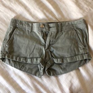 Green Abercrombie Shorts
